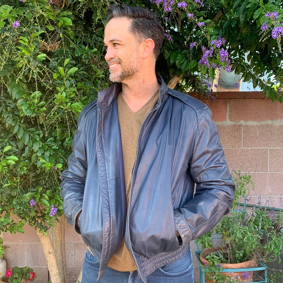 robert comstock leather jacket